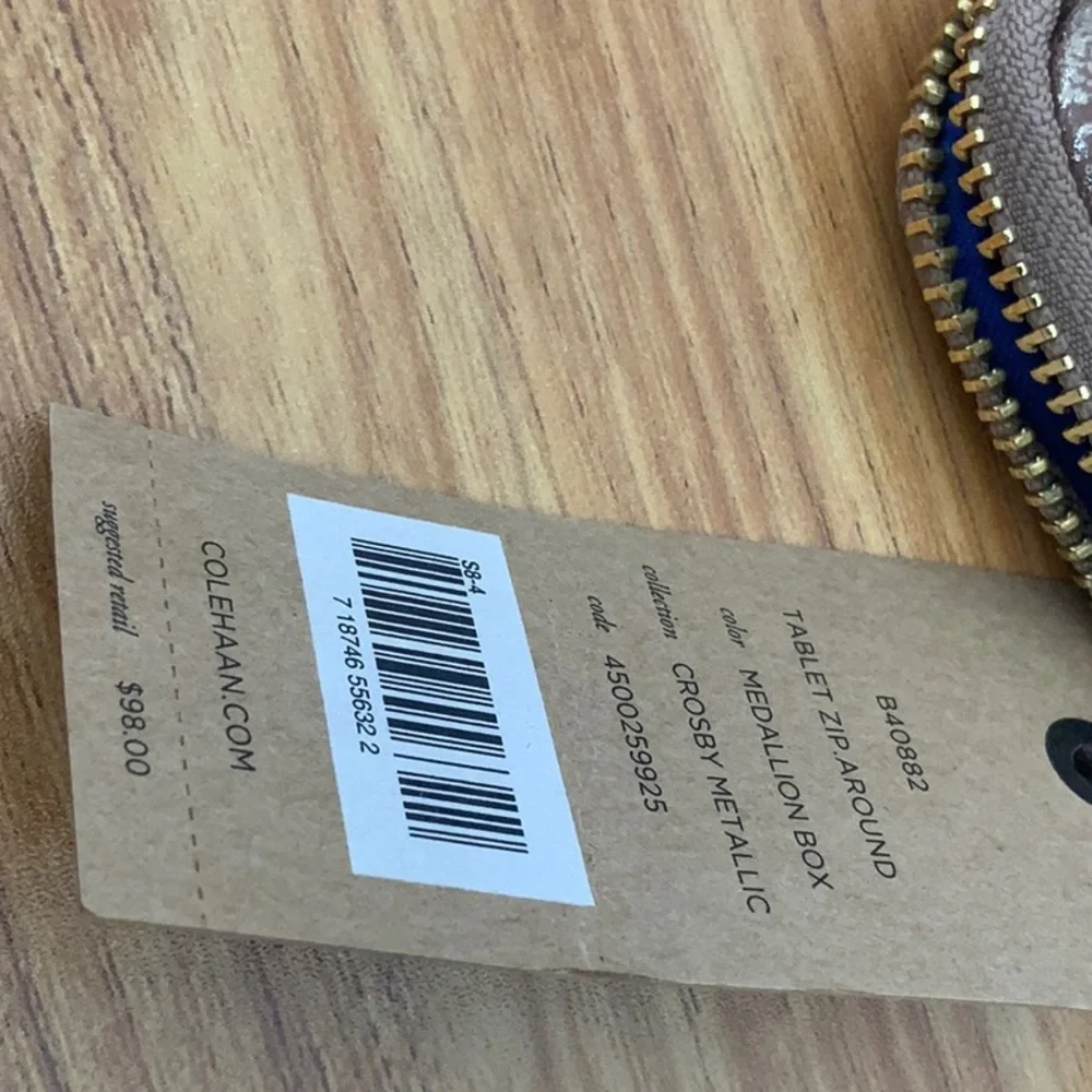 Cole Haan Crosby MetallicTablet cover-Retail $98